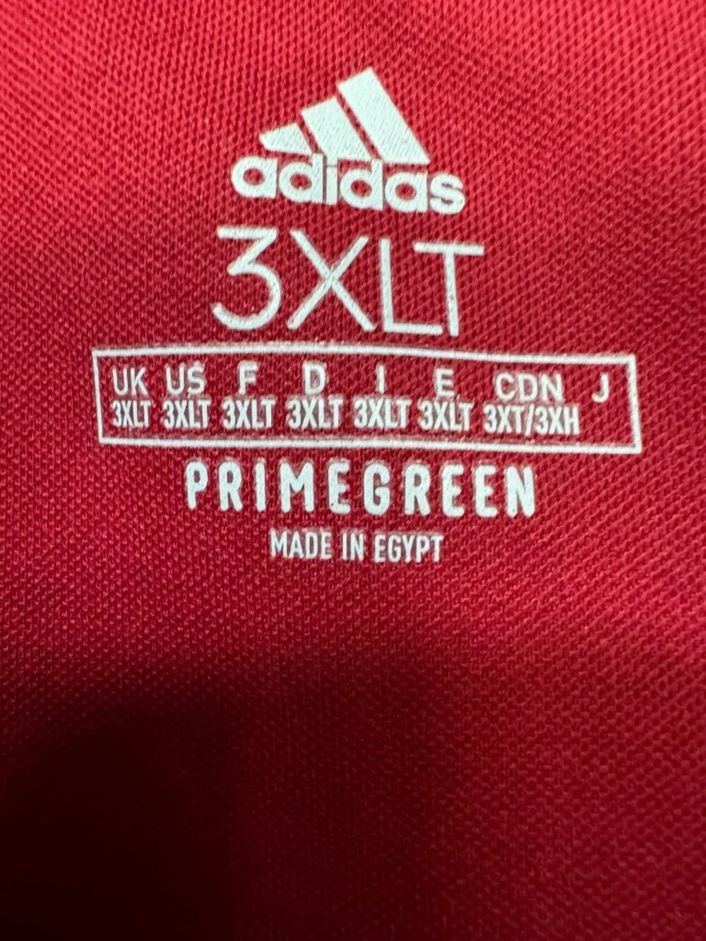 Adidas Polo Shirt Mens Large crimson Red Adi-Perform Short Sleeve Athletic Golf